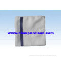 Supermarket sell 80% polyester 20% polyamide strip microfiber cleaning cloth